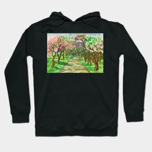 Lilac garden Hoodie